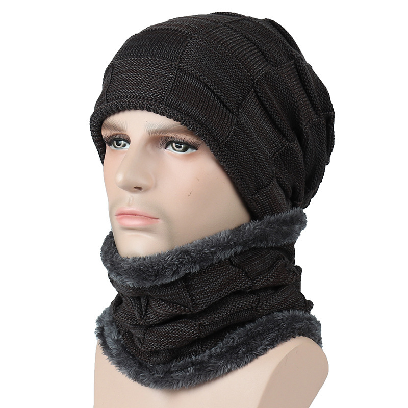 Mens Winter Knit Beanie Set: 2 Ultimate & Perfect Fleece Pieces - Image 6